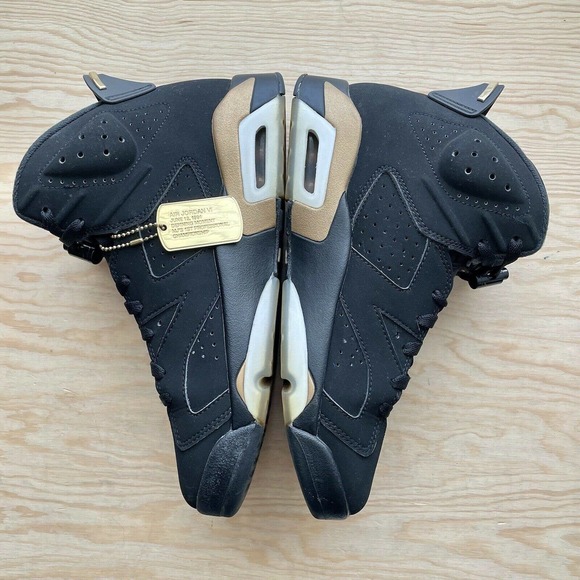 2020 Nike Air Jordan 6 VI Retro DMP Black Gold - Size 9 - CT4954-007 - Used main image 5